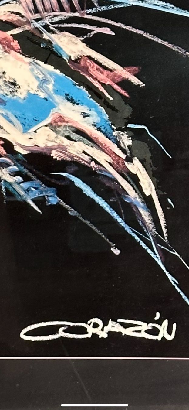 Gemälde: Superbe Modern Abstract Oil signed painted on canvas – Gebraucht aus Lausanne von artnouveau04 3