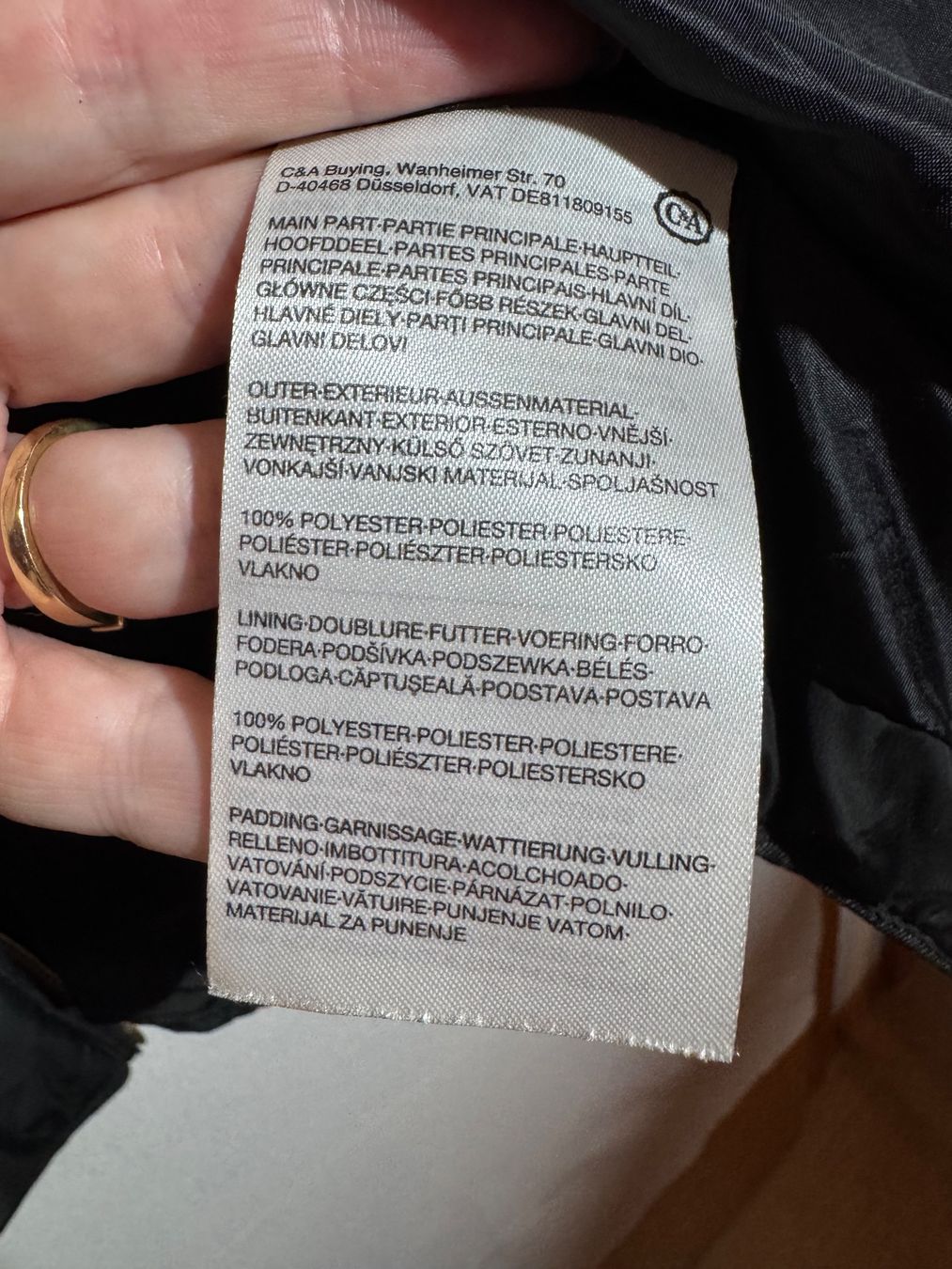 Giacche: Schöne schwarze Jacke von Clockhouse Gr. 38 – Usato da Grosswangen venduto da second_hand_dress 4
