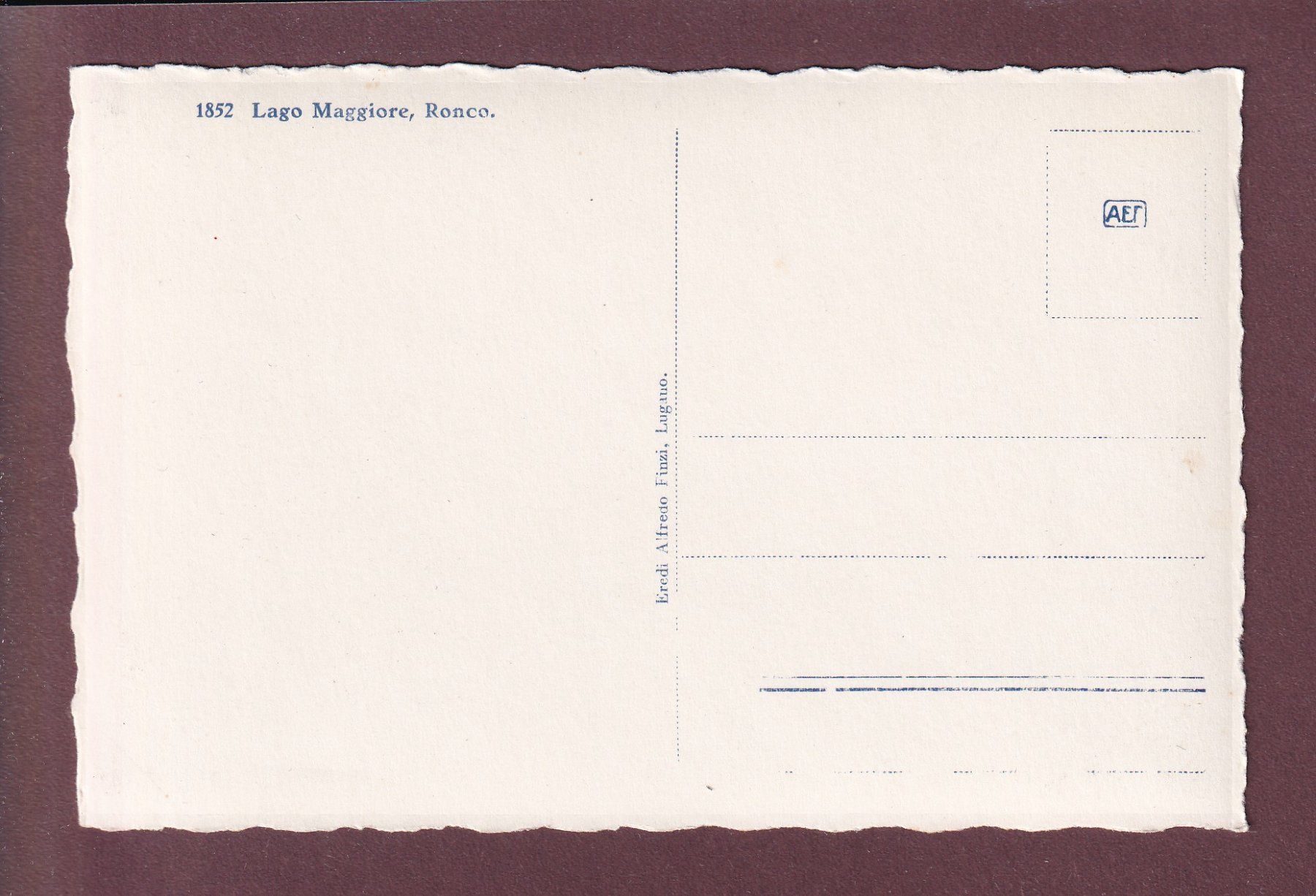Cartoline postali: RONCO - Lago Maggiore – Usato da Pully venduto da nicecards 1