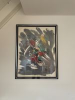 Gemälde – Christian Claerebout – signiert – 105 × 81 cm