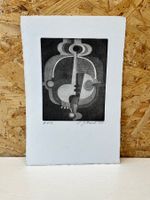 Radierung von Fritz GOTTARDI 1977         (ID B5716)
