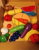 20-teiliges Holz-Spiellebensmittel Set für Kinderküche