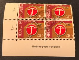 4 er Block Nr.657 mit Vollstempel Bern