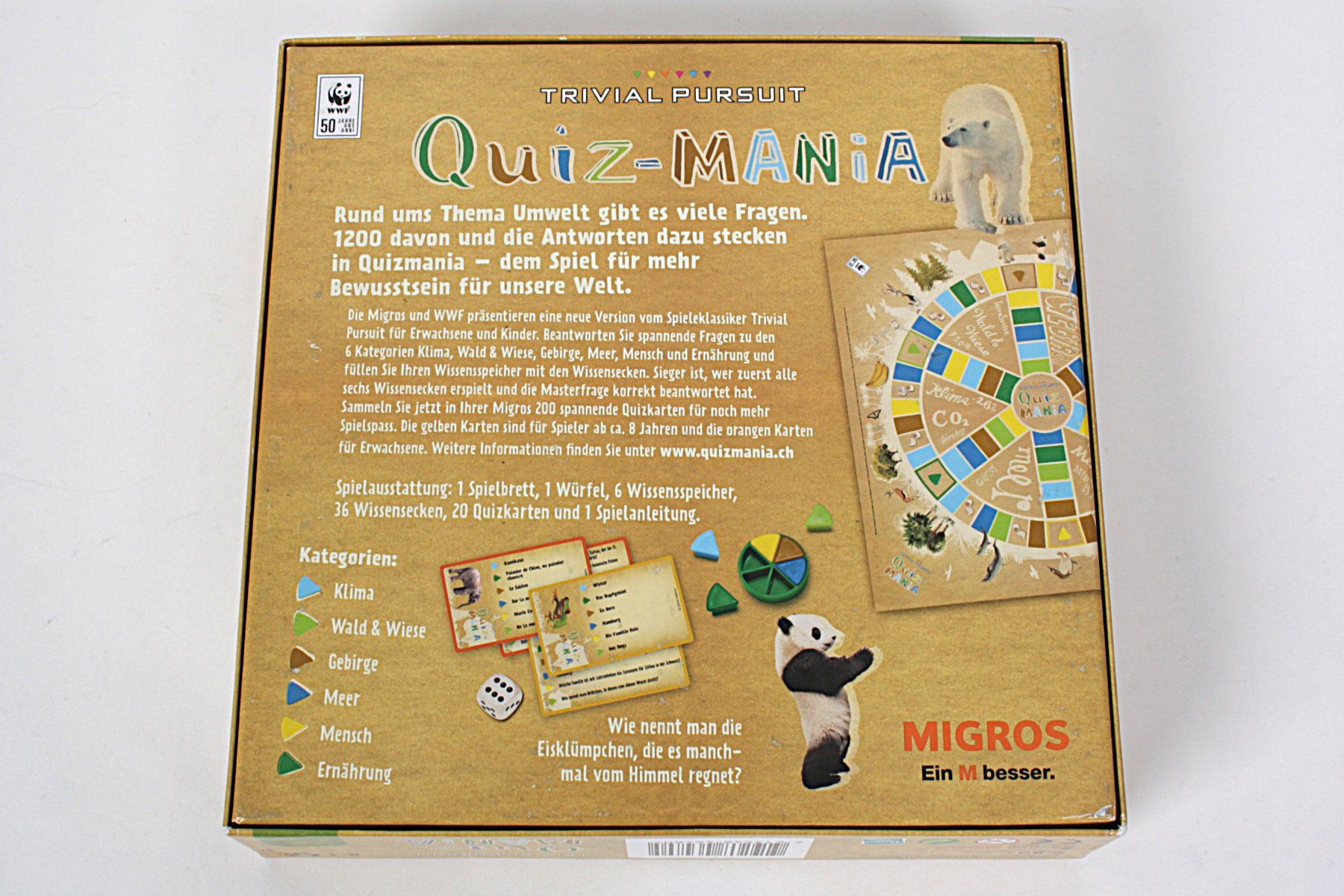 Migros Spiele: TRIVAL PURSUIT Quiz-Mania – Gebraucht aus Zollikofen von Restwert_Zollikofen 1