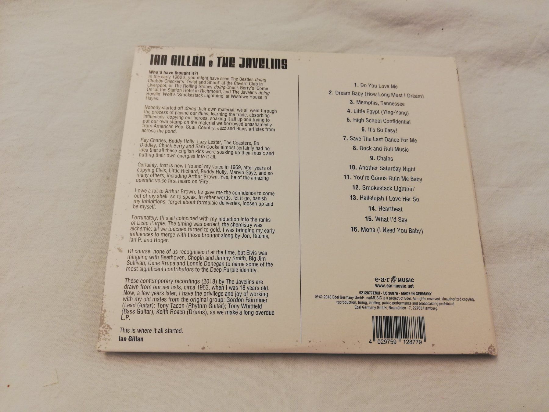 CD: IAN GILLAN & THE JAVALINS – Usato da Bern venduto da Vinylsound.ch 1