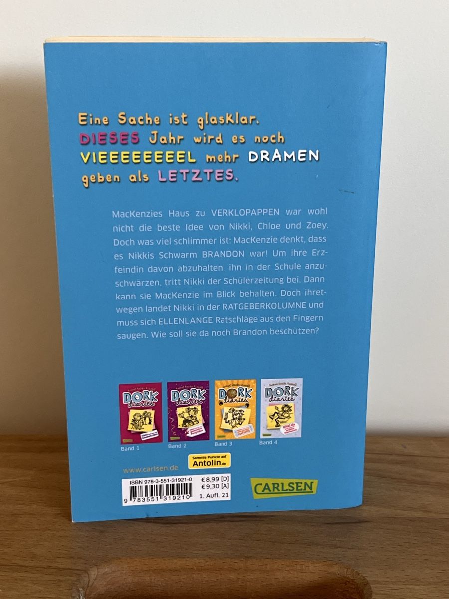 BD: Dork Diaries: Nikkis Schwarm – Neuf (Voir description) à Pfäffikon ZH par Batgirl78 1