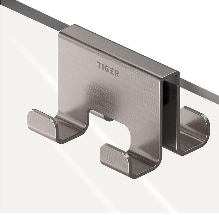 Ferramenta: Tiger Caddy Double Hook for Shower Door 6-8 mm – Nuovo e nell'imballaggio originale da Adliswil venduto da fashionholic