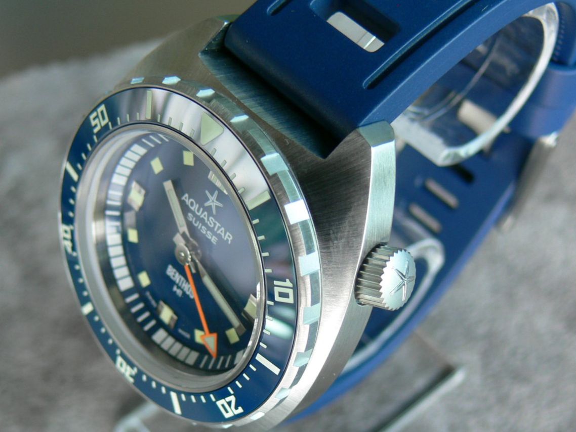 Aquastar Orologi: AQUASTAR BENTHOS H1 limited Blue Edition  Diver Automatic – Nuovo (secondo la descrizione) da Remigen venduto da Kelias 7
