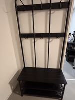 Garderobenständer mit Bank (Ikea Pinnig)