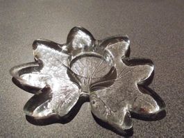 Kerzenständer Glas, Hergiswil, Blatt (1)