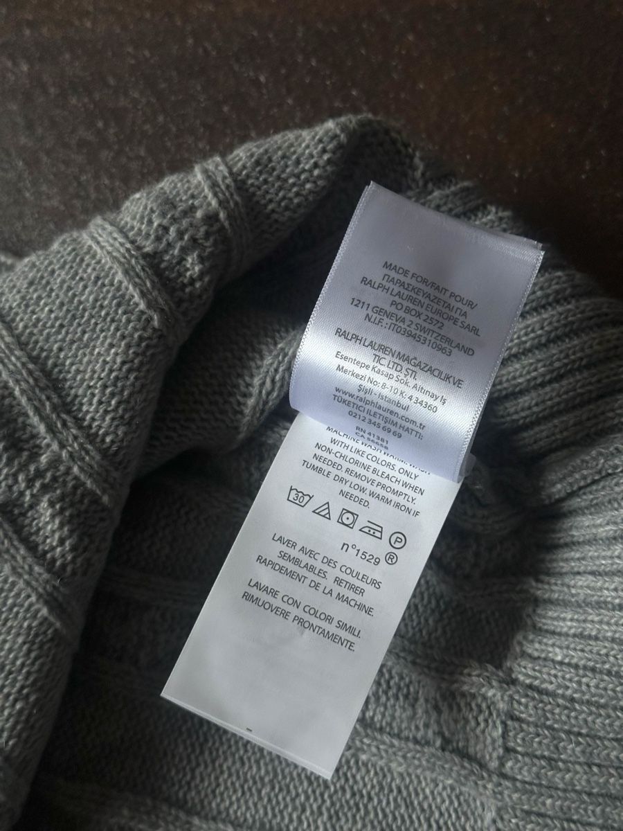 Ralph Lauren Pullover & Sweatshirts: Ralph Lauren Strickpullover, neu, grau, Gr. XL- Top! – Neu und originalverpackt aus Neerach von Matug1248 5