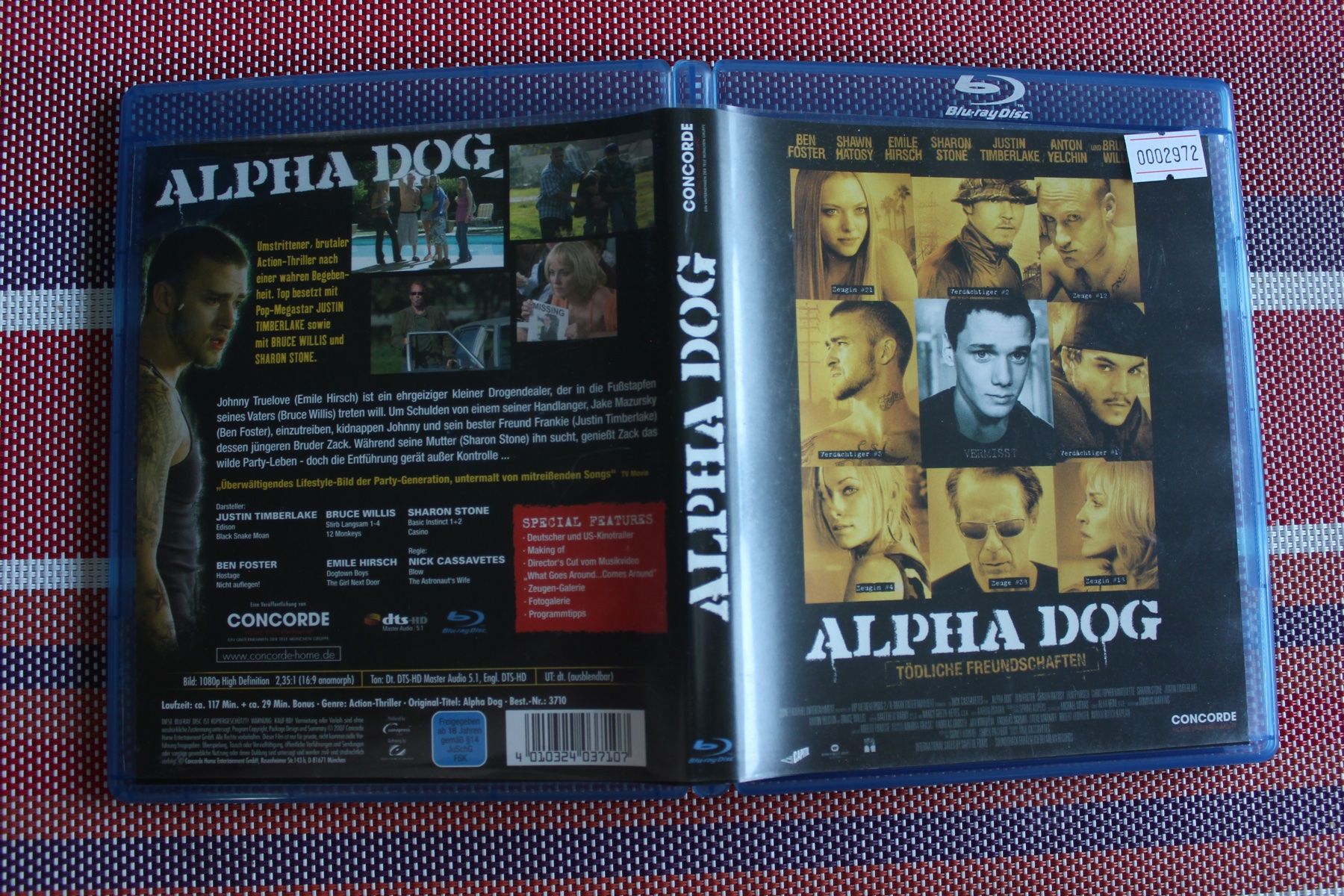 Alle DVDs: Blu-ray/ Alpha Dog - Tödliche Freundschaften - J.Timberlake – Gebraucht aus Geroldswil von Schlumpfine1973