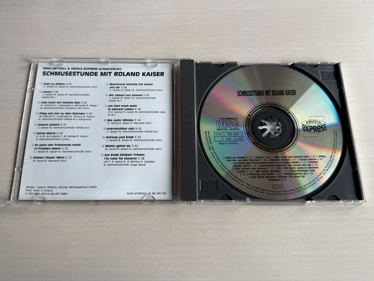 CDs: Schmusestunden mit Roland Kaiser CD – Gebraucht aus Oberried Brienz von Chyara 2