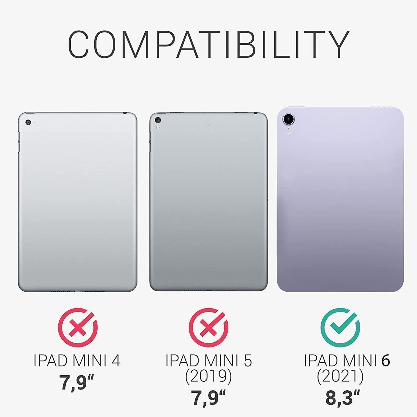 Covers & Borse: iPad mini 6 Hülle Etui Case Smart Folio Cover Coque Tasche – Nuovo e nell'imballaggio originale da Volketswil venduto da coverandmore 8