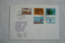 1987 FDC Sondermarken I SBK 743 - 747