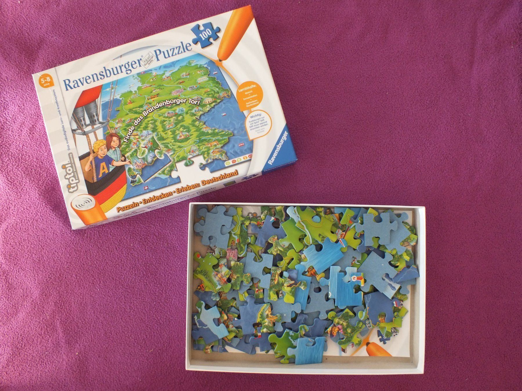 Tiptoi Puzzle: tiptoi Puzzle - Deutschland – Usato da Müllheim Dorf venduto da Seeeule01 1