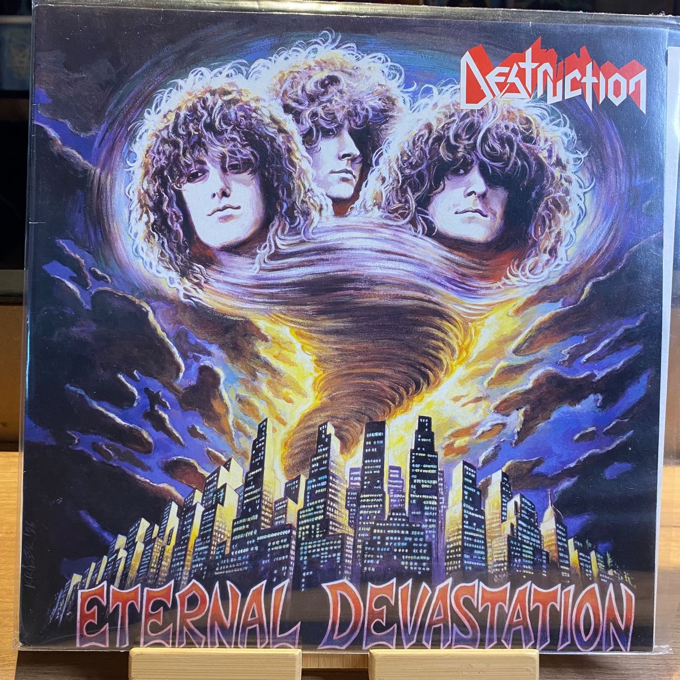 Dischi in vinile: DESTRUCTION – ETERNAL DEVASTATION..OG EU 1986 EX/EX – Usato da Gals venduto da Diskopatshop