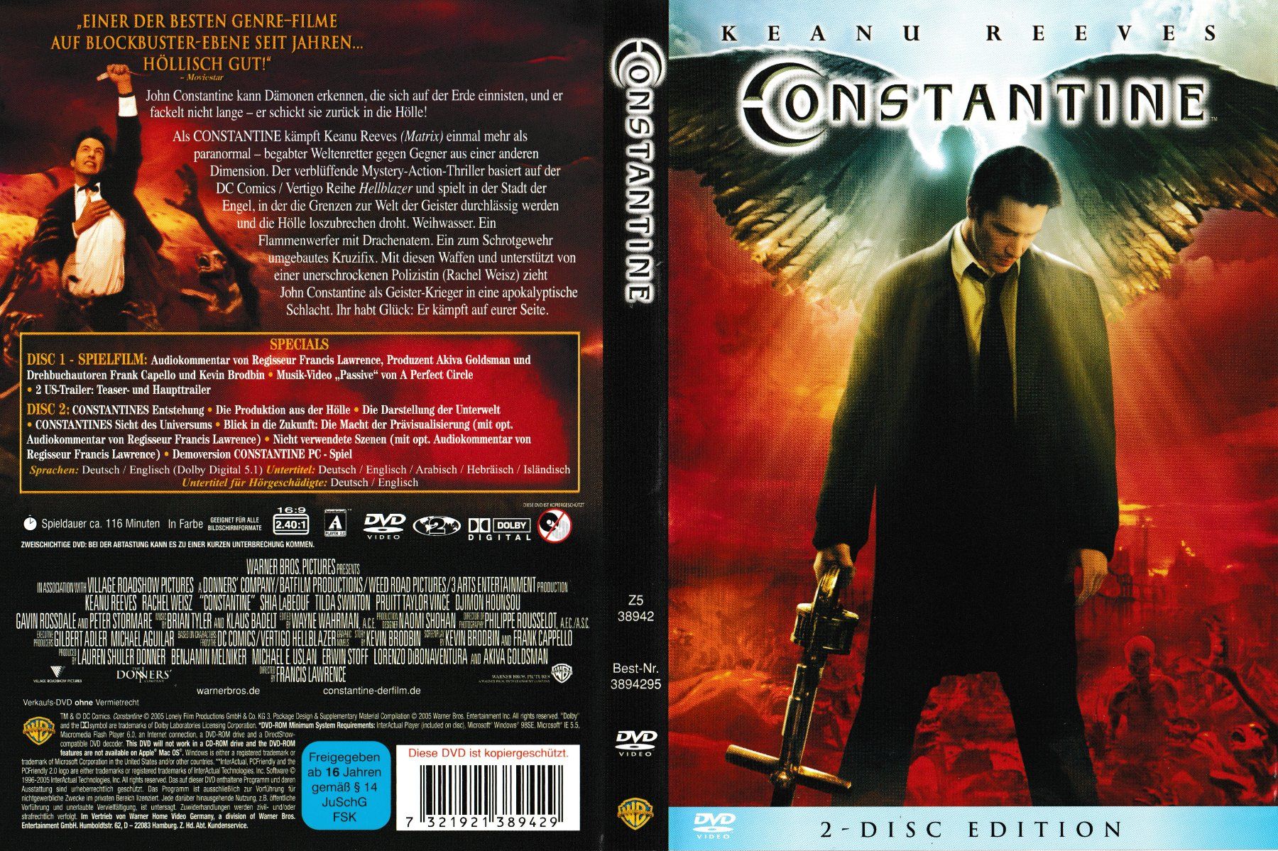 Tous les DVDs: DVD - Constantine / 2-Disc Edition – D'occasion à Langnau am Albis par MediaRescuerKeLoX