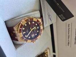 Maurice Lacroix Uhr Automatik Bronze Rot Neu 288 Stk