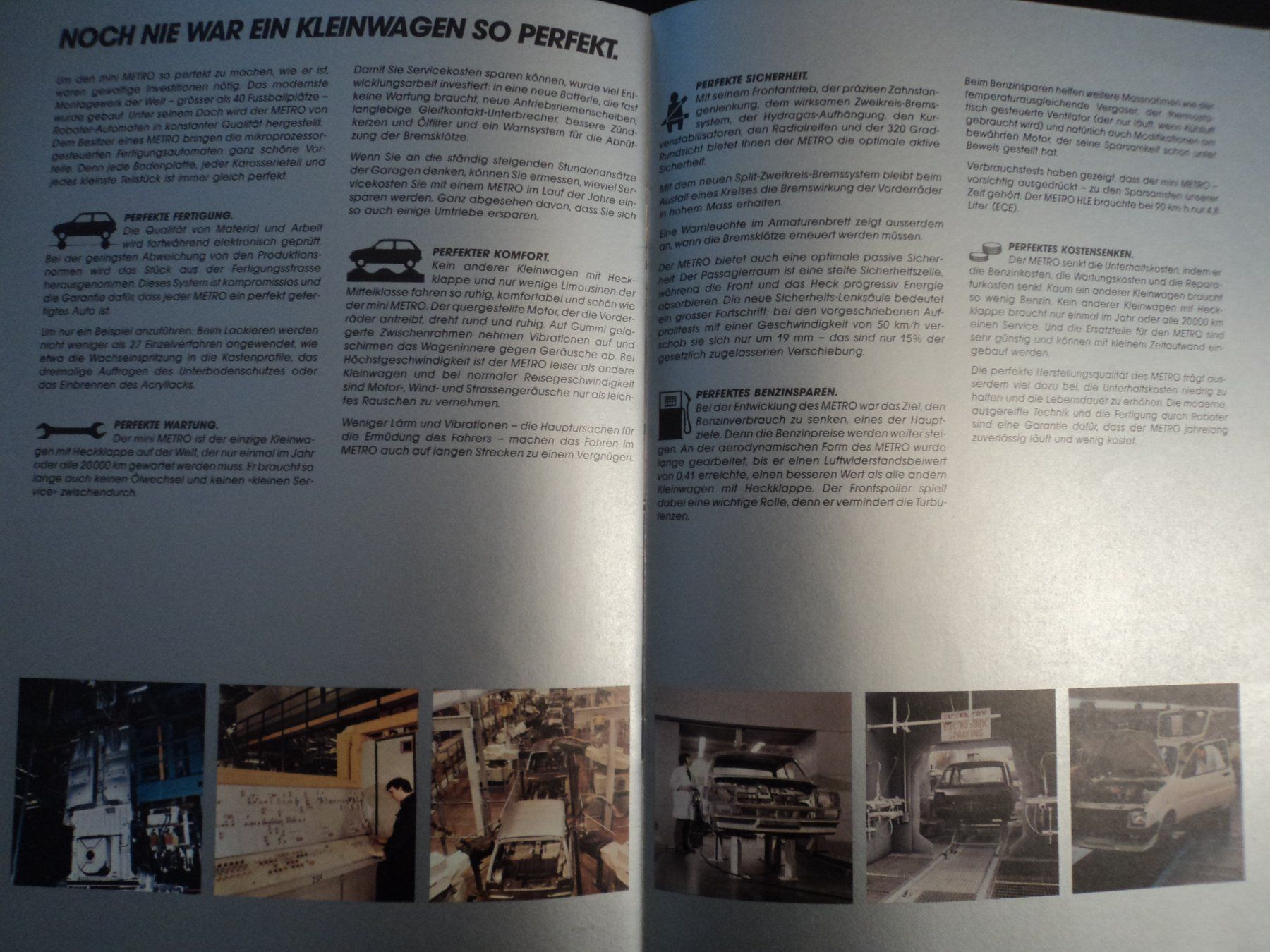 Mini Documenti: Prospekt Mini Metro 1981 – Usato da Schwarzenburg venduto da modelCARama 5