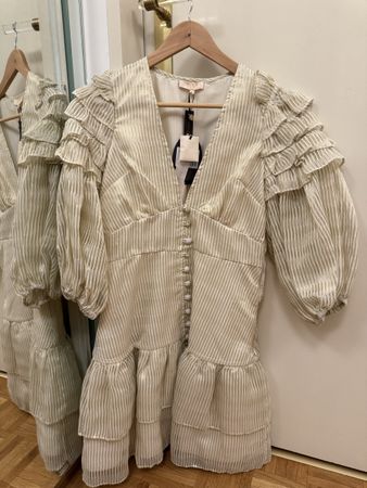 byTiMo gold-colored cocktail dress size S