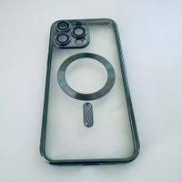 Schutzhülle Cover Grün mit Kamera Schutz für iPhone 15 Pro