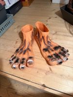Halloween oder Grusel Party - Monsterfüsse aus Gummi
