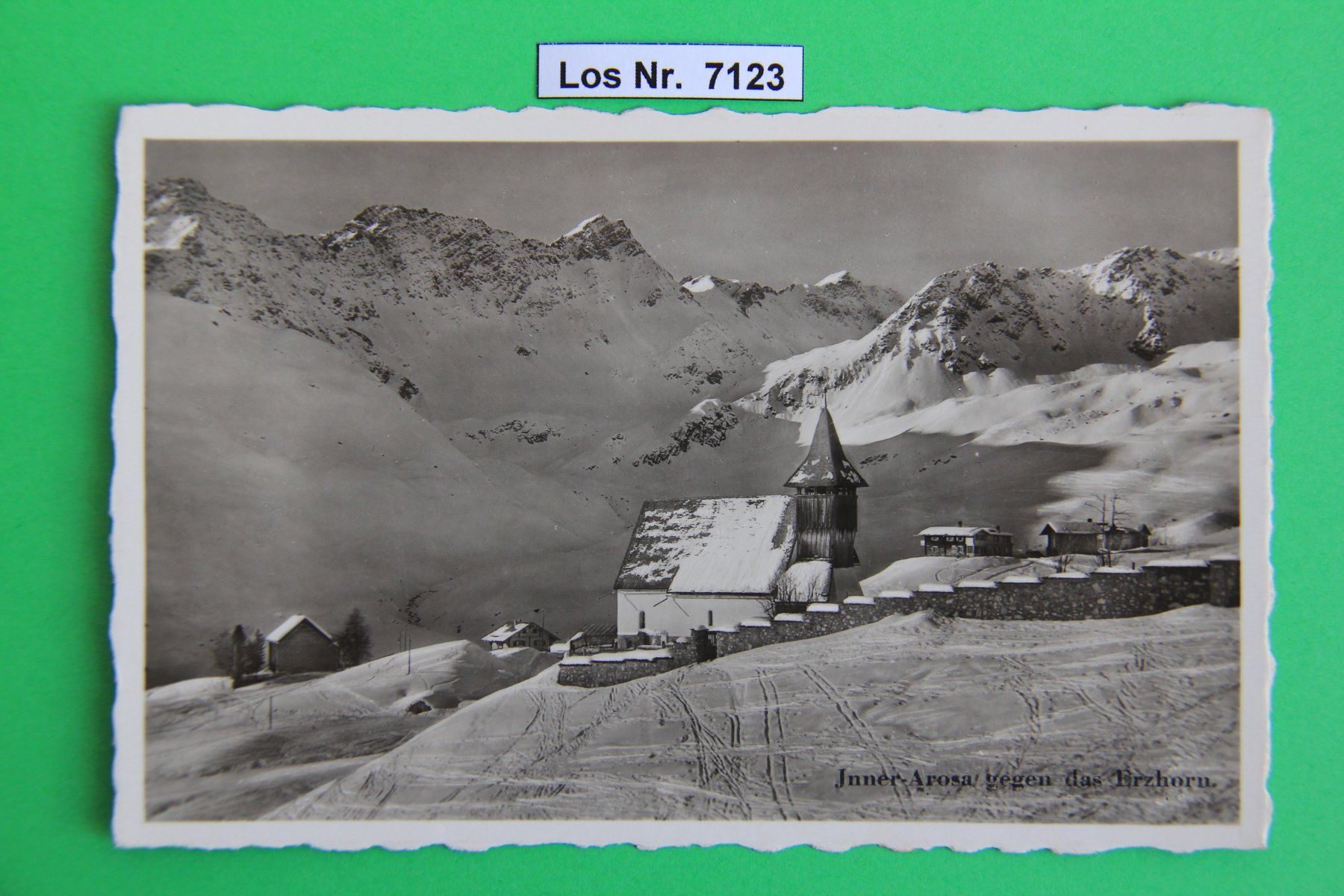 Cartoline postali: CH Ansichtskarte Inner-Arosa 30iger Jahre           Los 7123 – Usato da Volken venduto da jukon65