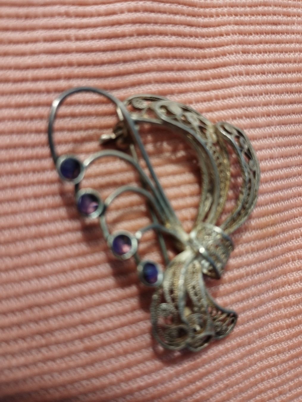 Pendentifs: Brosche, antik Silber, m. Amethysten, Porto 3.40 – D'occasion à Ostermundigen par Dinge1 2