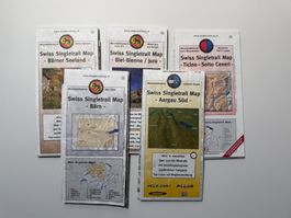 5 Swiss Singletrail Maps