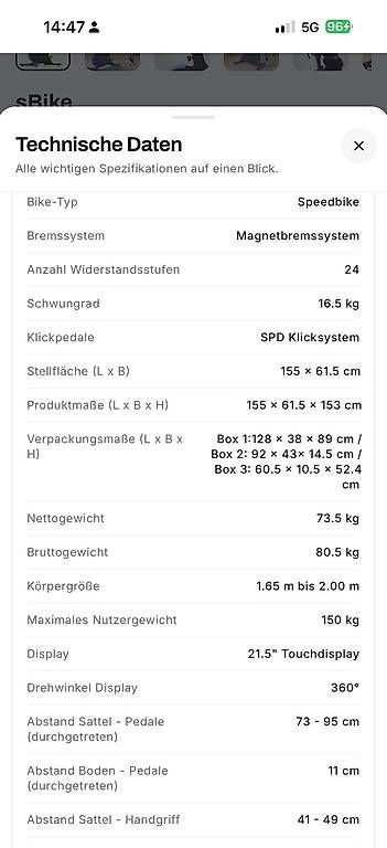 Vélos d'appartement: Speedbike – D'occasion à Wohlen AG par Ar_gu 3