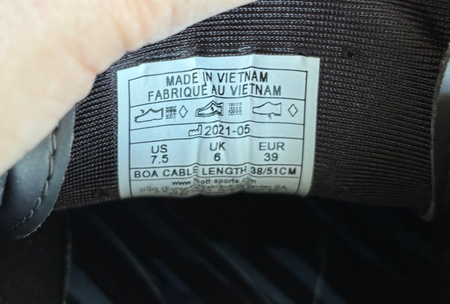 Scott Herrenschuhe: Chaussures de vélo Scott, taille 39 – Gebraucht aus Gurmels von Morandn 3