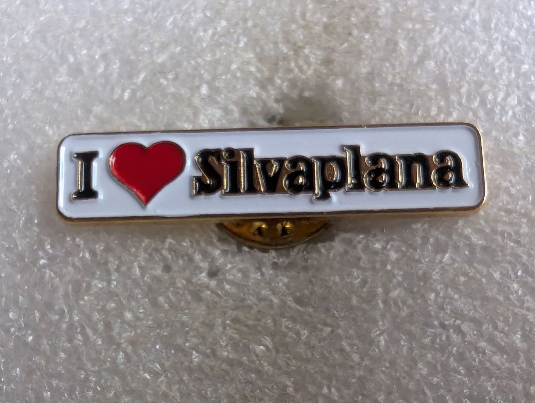 Placchette & Badge: Ansteckpin 176: I Love Silvaplana – Usato da Oppligen venduto da Pin-Fall-Shop