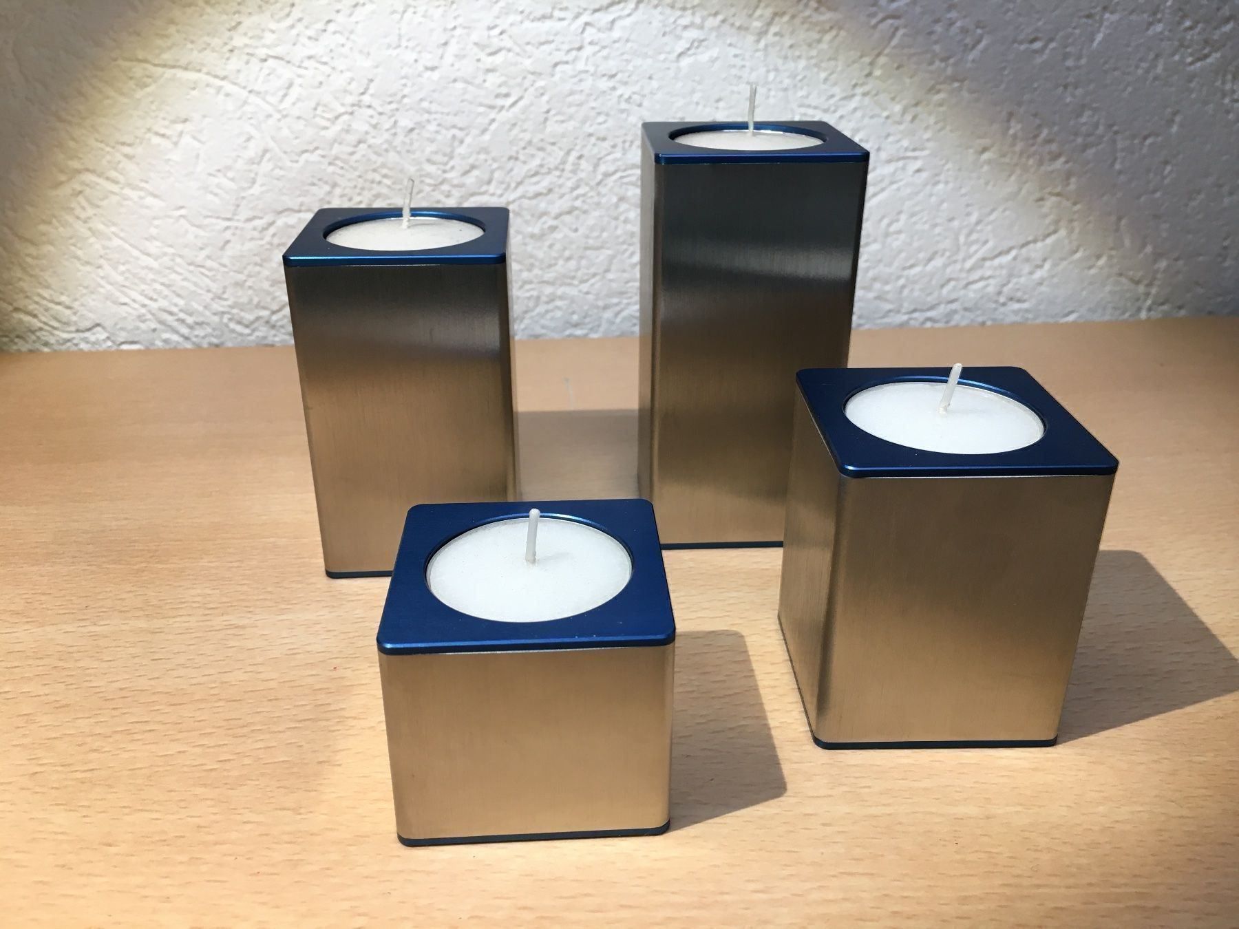 Portacandele: Kerzenständer Tischmodell CUBE / Geschenk Idee – Nuovo e nell'imballaggio originale da Hinwil venduto da Samick 4