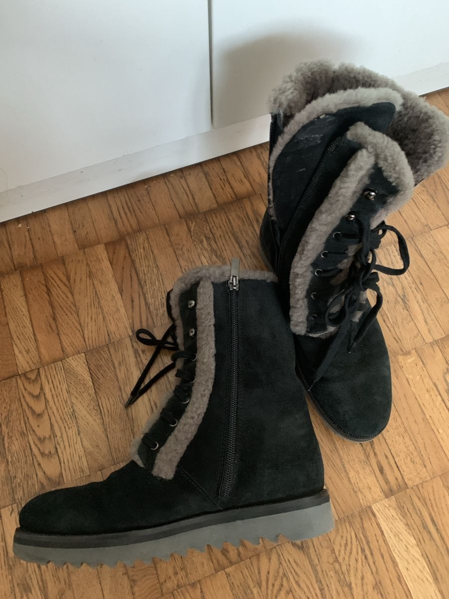 Damenschuhe: Aquatalia lammfell leder stiefel – Gebraucht aus Zürich von Nikuska32 1