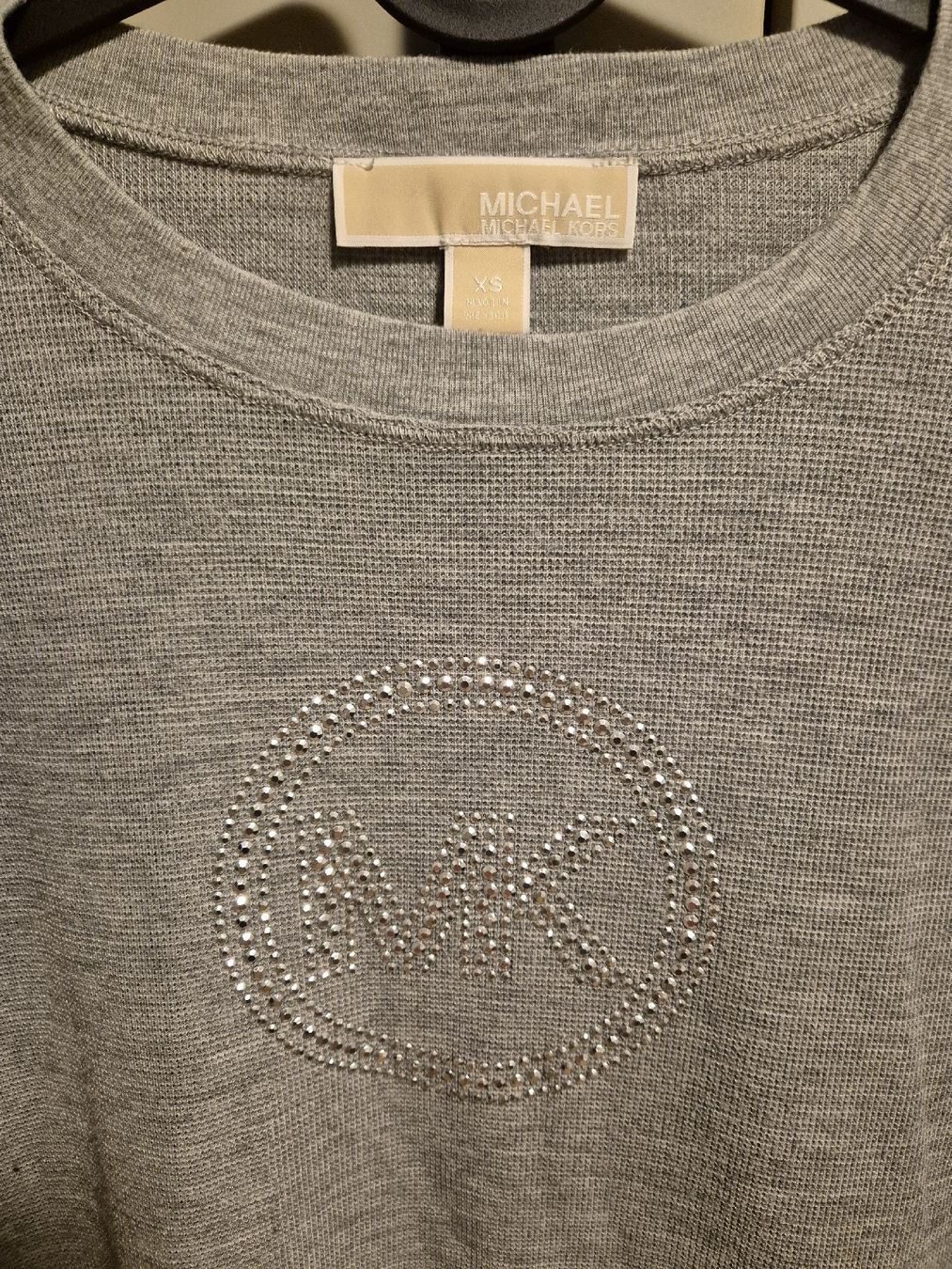 Michael Kors Maglioni & Felpe: Michael Kors Pullover, grau mit Strass, Grösse XS, Top! – Usato da Wittenbach venduto da jo_bi93 1
