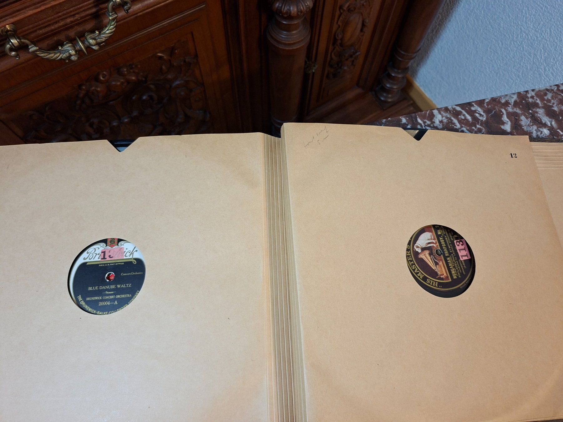 Dischi in vinile: Antike Schellackplatten Sammlung Klassik Album 78 UpM – Usato da Steffisburg venduto da ZeitReise_ 4