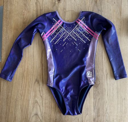 Turnanzug langarm violett