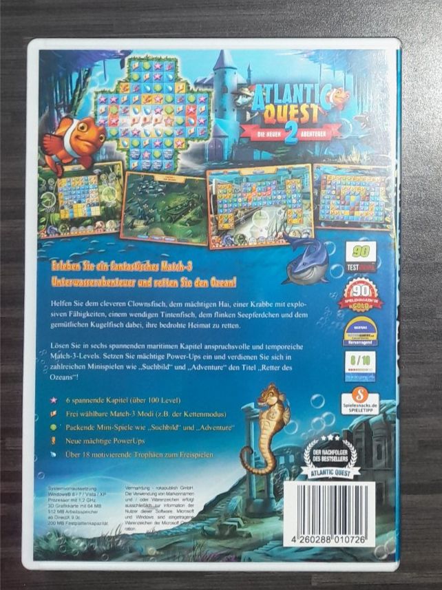 Giochi: Atlantic Quest 2 - PC CD-ROM  - Spiel Spass! – Usato da Steffisburg venduto da FutureOne 1