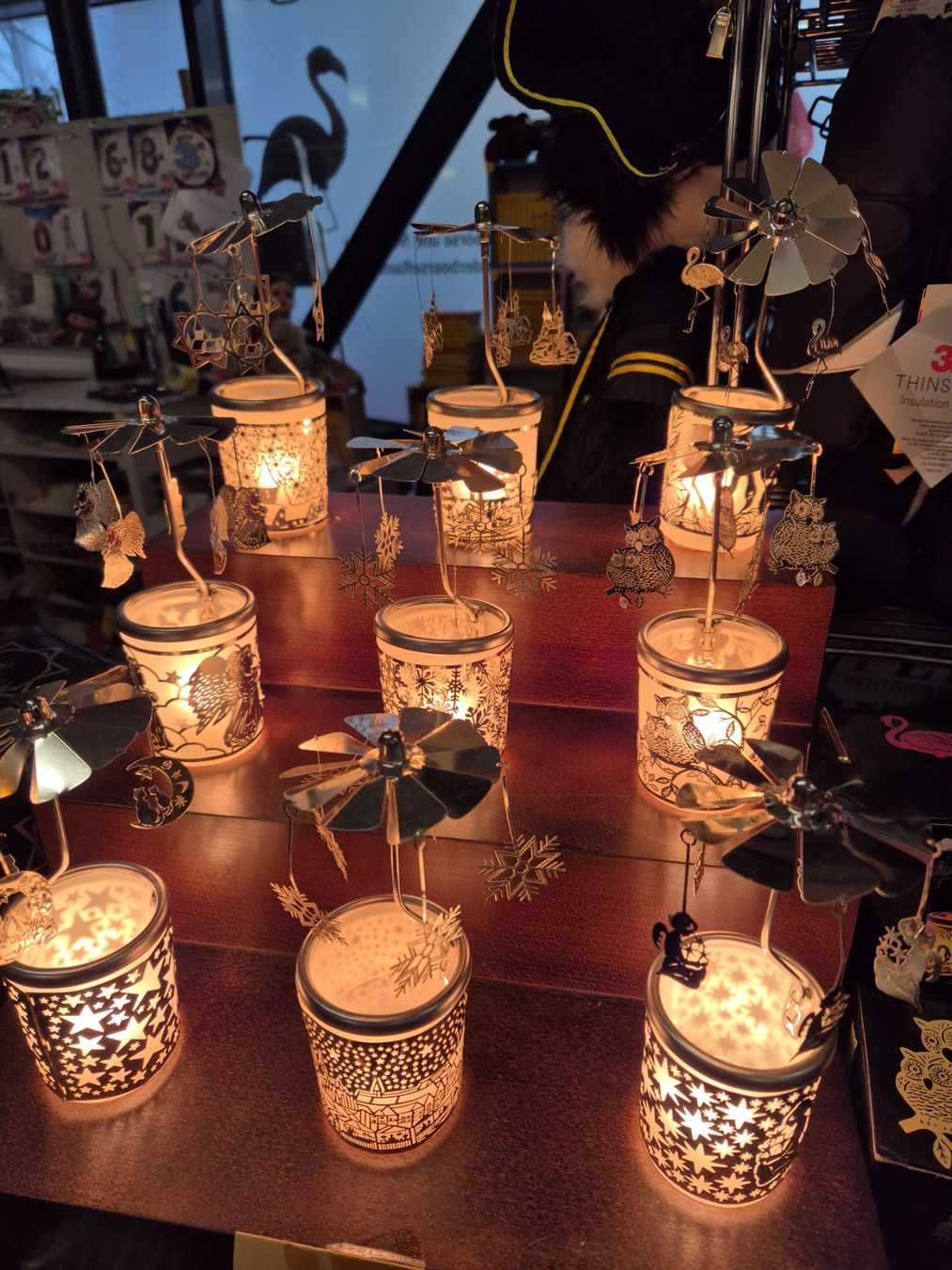 Tutte le decorazioni: Glas-Karussell Windlicht Einhorn, G – Nuovo e nell'imballaggio originale da Schwarzenburg venduto da Flamingo07