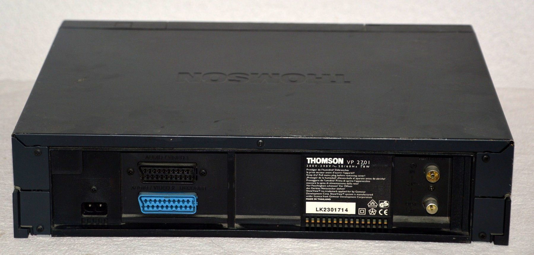 Thomson Registratori: Videorecorder / magnétoscope Thomson VP 270I – Usato da Collonges venduto da arashee 2