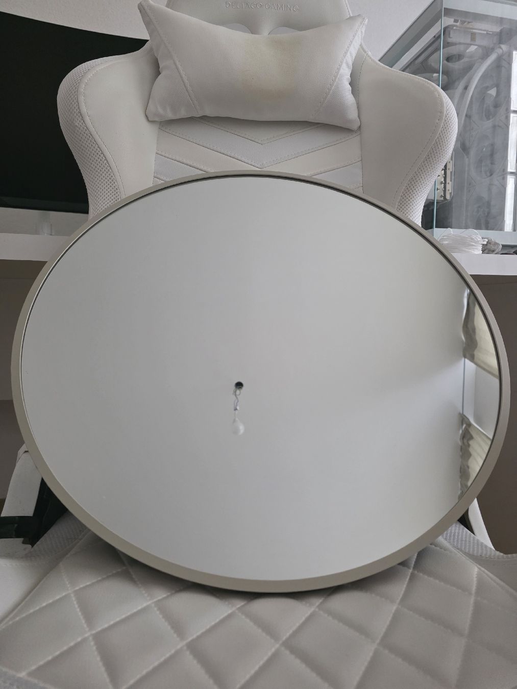 Specchi: Spiegel rund (beige) – Nuovo (secondo la descrizione) da Ermensee venduto da Mrs.Q.
