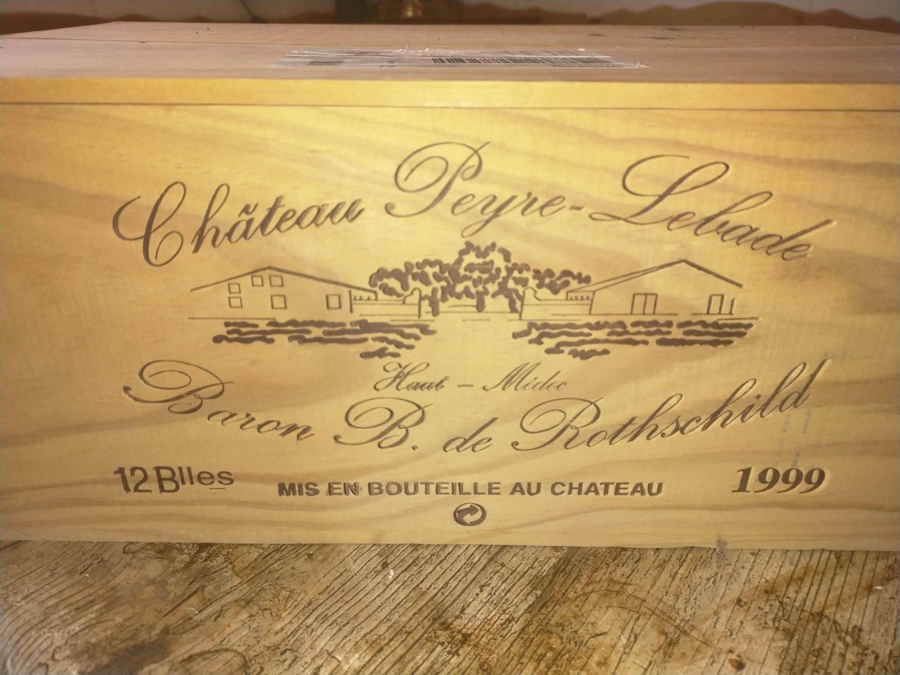 Vino: CHATEAU PEYRE LEBADE BARON DE ROTHSCHILD – Nuovo e nell'imballaggio originale da Ennetmoos venduto da brunhildenb 2