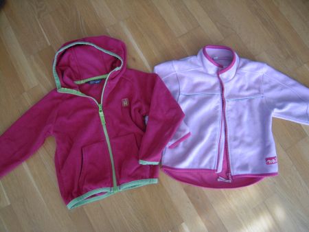 2 Fleecepullover Gr 92 für Mädchen