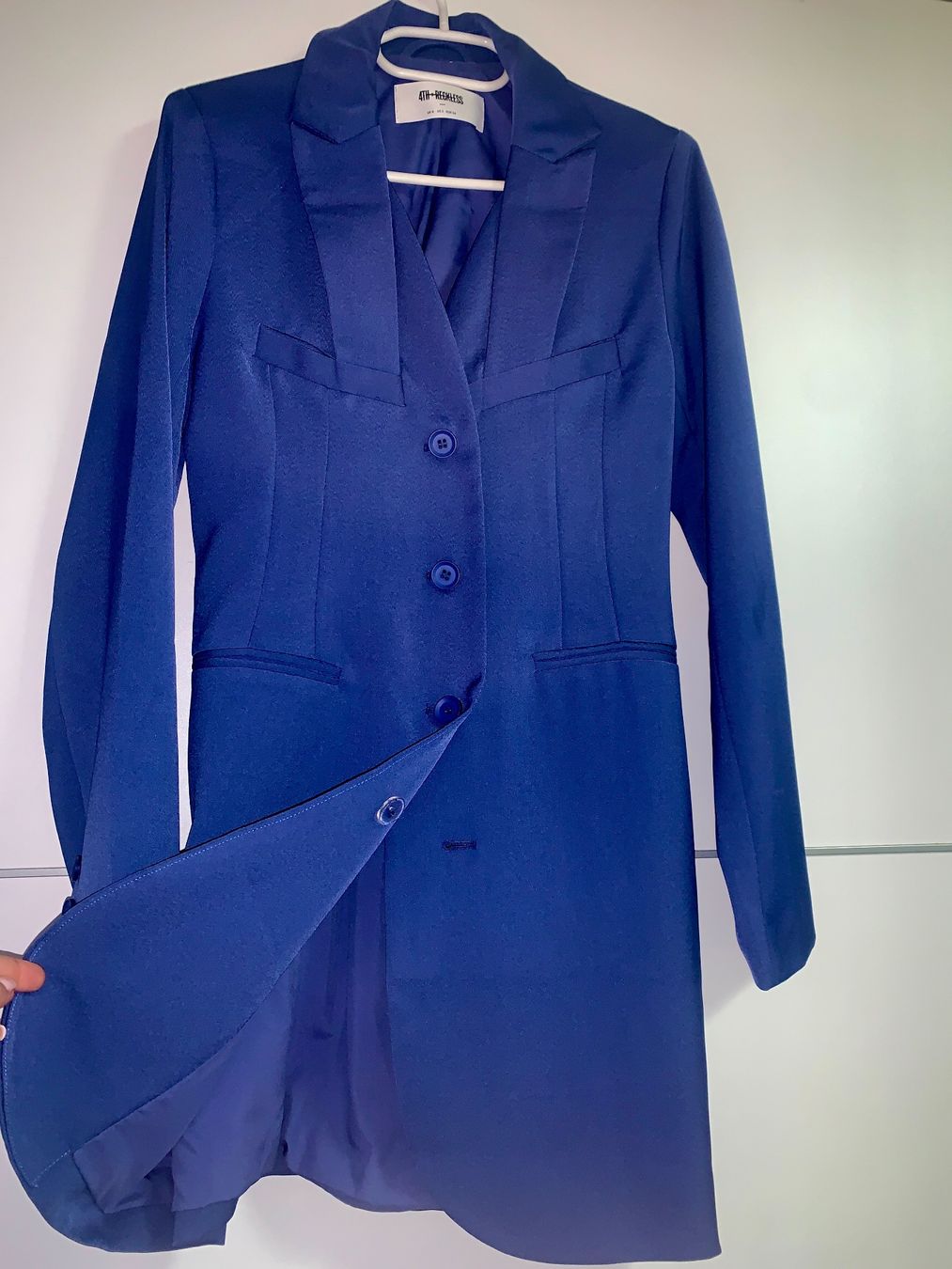 Vestiti: NEU- Elegantes Blazer Kleid • Blau Gr. 36 / Gr. S – Nuovo (secondo la descrizione) da Zürich venduto da Top-Produkte_TOP 4