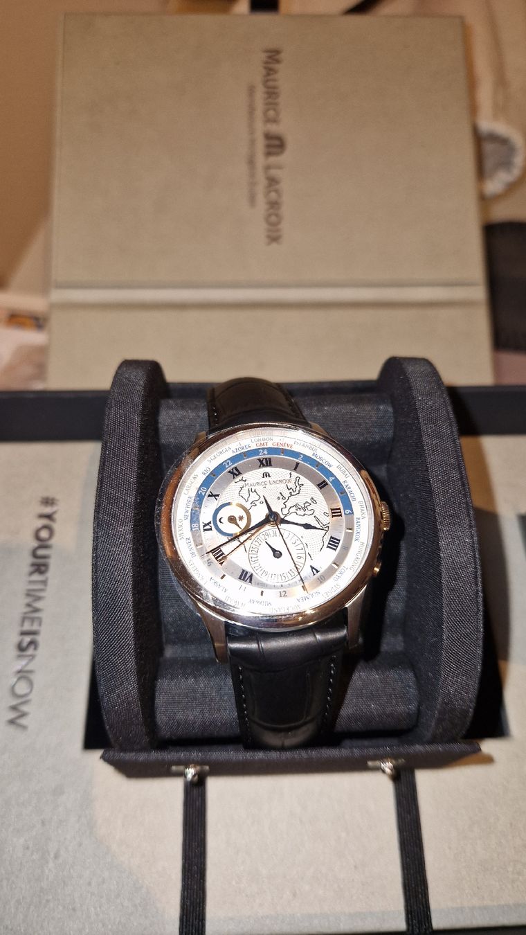 Maurice Lacroix Orologi: Maurice Lacroix masterpiece worldtimer – Nuovo e nell'imballaggio originale da Agno venduto da joh_67ls 3