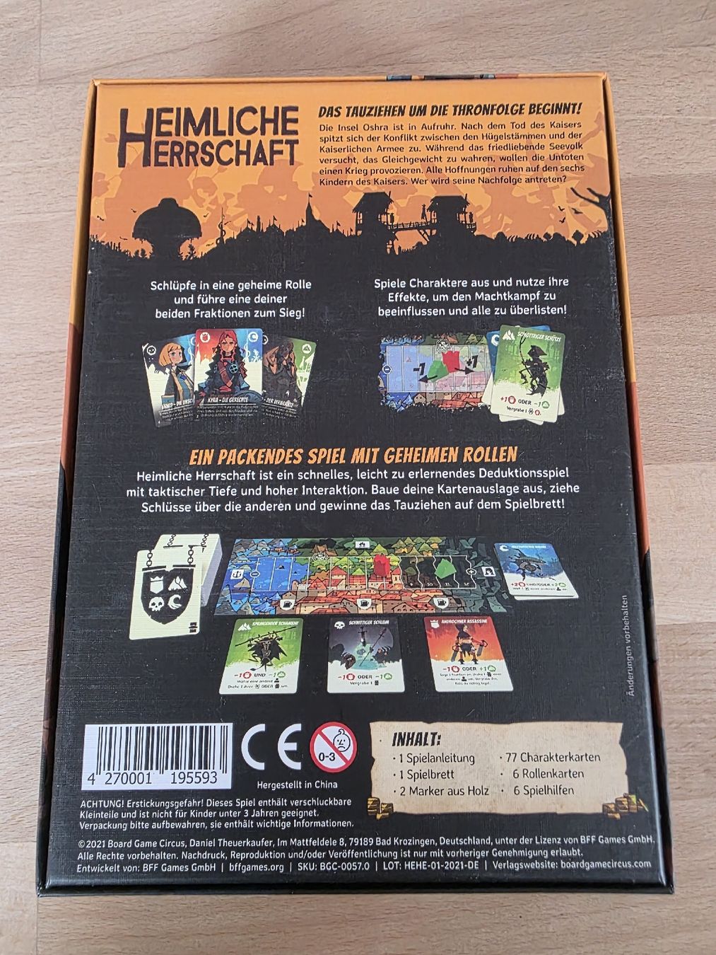Giochi: Heimliche Herrschaft – Usato da Oberstammheim venduto da kuechenhelfer 1