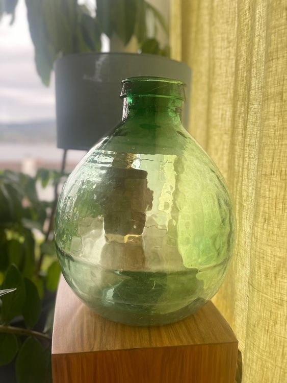 Gross hellgrüne Vintagevase Kaufen auf Ricardo