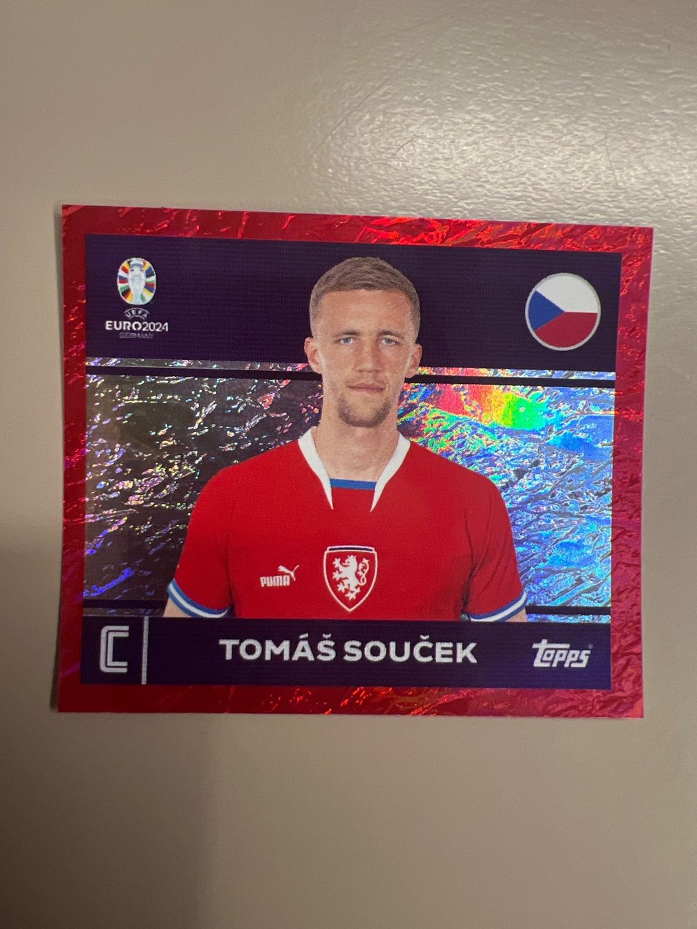 Carte collezionabili: Topps EM 2024 ROT Tomas Soucek CZE 2 – Nuovo (secondo la descrizione) da Dietikon venduto da Emoruk