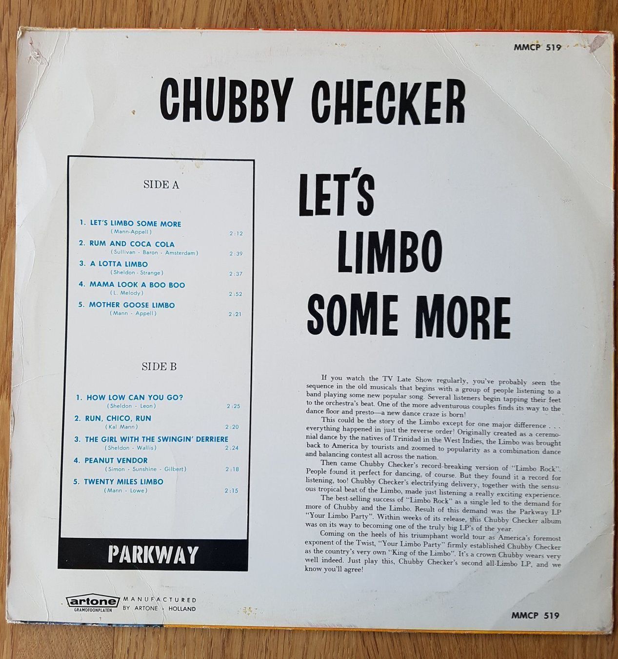 Dischi in vinile: Chubby Checker - Let's Limbo Some More (10") – Usato da Meggen venduto da Ricardokoch 1
